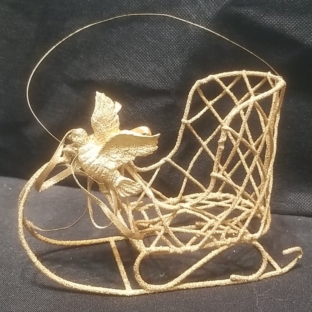 Vintage Sleigh Ornament